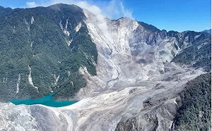 花蓮馬太鞍溪堰塞湖中午恐溢流 卓揆坐鎮指揮因應措施
