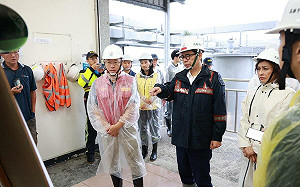 樺加沙環流帶來降雨  陳其邁視察仁武旗山防汛作業