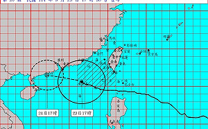 海警最快今晚解除!氣象署:樺加沙颱風漸遠 花東屏仍有致災豪雨