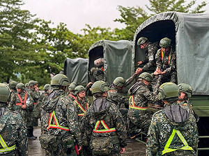 颱風樺加沙花東釀災 國軍進駐災區協助災後復原