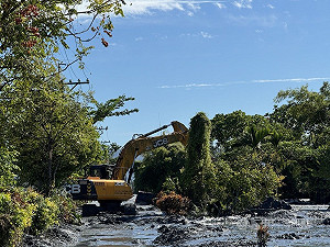 光復佛祖街大型機具清淤　罹難嬤家屬：回家路好遠