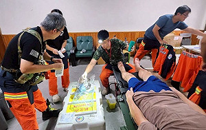 新北消防特搜96人馳援花蓮  協助撤離140人