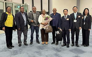 副總統蕭美琴接見帛琉眾議院議長柯奈伉儷 盼深化臺帛堅實夥伴關係