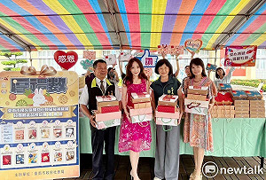 促銷身障團體秋節禮盒  三三讀書會長陳苡銜購贈風災居民