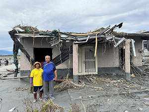 堰塞湖溢災志工湧入　光復車站設服務志工指揮中心