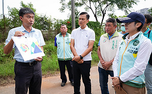 紓解梓官假日壅塞  林岱樺會勘拚改善通港路回堵