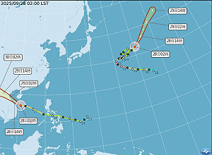 今晴到多雲高溫上看36度 午後中南部防雷陣雨