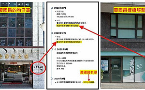 四叉貓揭「黃國昌狗仔窩」疑藏身高翔名下公司！現址改板橋服務處