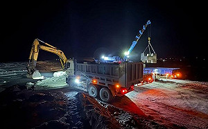水利署連夜搶險施工成功疏導馬太鞍溪!澄清堰塞湖再度潰堤屬誤傳