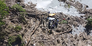 花蓮堰塞湖潰流釀災 加里洞沿岸尋獲罹難者確認身份 失聯降至6人