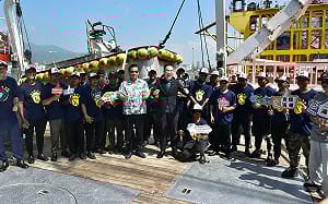 黃鰭滿儎707旗津啟航    高雄區漁會維護外籍漁工權益