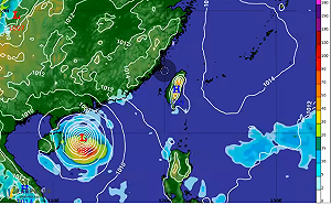 輕颱「麥德姆」靠近！外圍環流將掃南台3地 降雨範圍曝光
