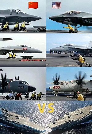中國福建艦入列! 中美航母戰力大比拚 中暗藏「這款」新型艦載機 連美國都沒有