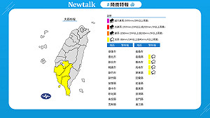 快訊》南部午後雨彈狂炸!雷擊強陣風警戒