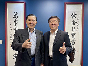 國民黨主席選戰倒數衝刺 郝龍斌拜會馬英九搶支持