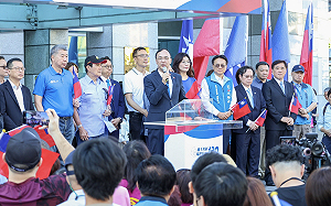 6黨主席候選人齊聚！郝龍斌控境外網軍介選 朱立倫：對手是民進黨