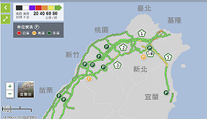 連假第2天國道上午7處易塞 建議國5南向傍晚出發