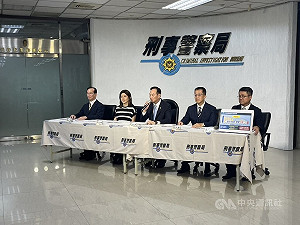 假借花蓮洪災詐案11件 刑事局偕王彩樺宣導防詐