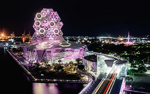 地標粉色點燈應援BLACKPINK　邱議瑩：用世界級規格迎接天團  