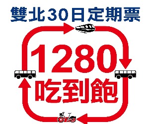 雙北定期票,天天搭乘最便宜