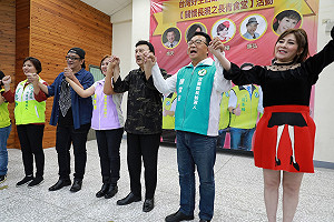 「台灣好生活中央助選團」首發在宜蘭  洪耀福:陳歐珀未來一定會是最照顧長輩的縣長
