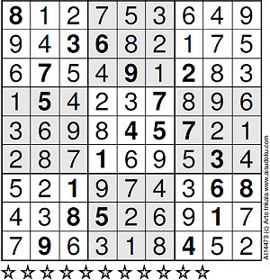 11星級數獨難題解答