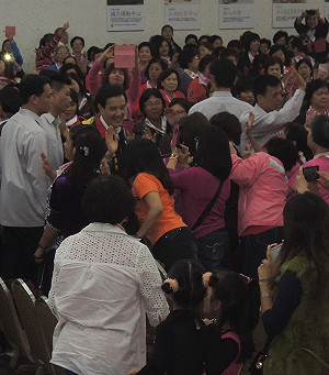 讚朱立倫 馬：感覺選舉有人對婦女不尊重