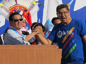 連勝文：當選將把市府路改名經國路