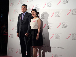 宣導乳癌防治 蔡依珊出席公益活動避談選舉