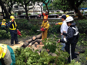 中颱麥德姆過境 郝龍斌：盡快讓市容恢復
