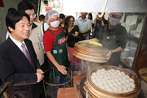 號召吃台南肉圓  賴清德掛保證