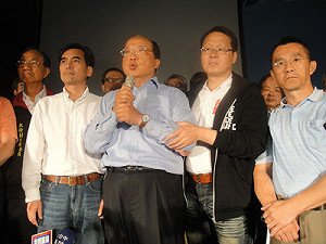 胡志強感謝市民支持 「天佑台中！」