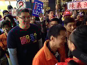 內湖市場拜票 連勝文只想選民不敢想食物