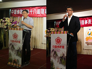 中國佛教會活動前後錯過 連柯禮遇大不同