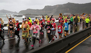 萬金石國際馬拉松  男女全馬雙破記錄