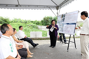 陳菊盼中央協助解決鯤洲、溪洲水患