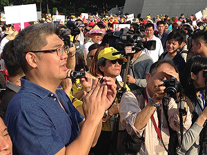 同場出席客家義民祭 連柯數度錯身沒互動