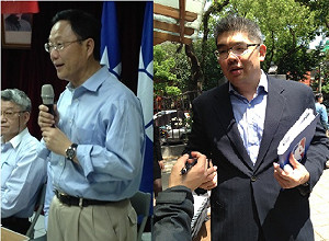 藍北市長媒體民調  連、丁互有高下