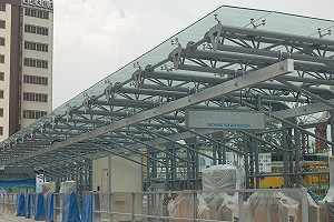 BRT開放車站  胡志強要求不得再施工