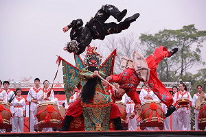 內門宋江陣開鑼  總鋪師辦桌相迎