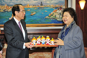 陳菊會大橋光夫 日方願提供石化專區經驗