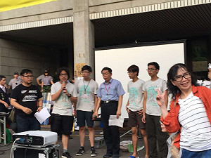 反課綱學生要求 柯P允諾讓湯志民對爭議說明