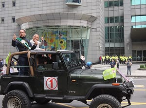 蘇貞昌陪游錫堃掃街 盼翻轉新北市選情