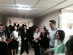 經濟牌打不完  連勝文向台塑高層請益