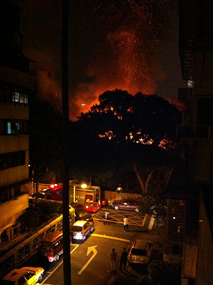台大宿舍群凌晨失火  幸未擴大