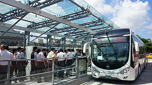 「半套通車」的BRT  也算捷運的一種？