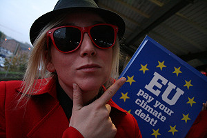 穿紅衣向富國討氣候債  12月集結丹麥氣候變遷高峰會