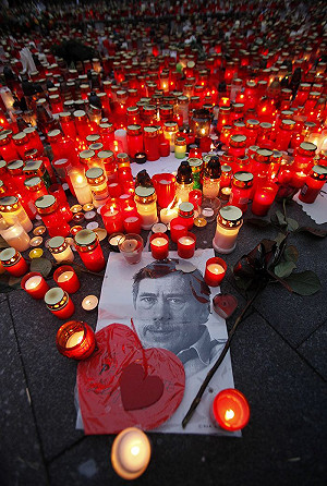 哈維爾葬禮 各國領袖齊送一程