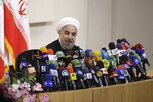 關係和緩 歐巴馬可能與伊朗總統握手