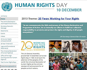 為你爭取人權！紀念普世人權原則確立20年